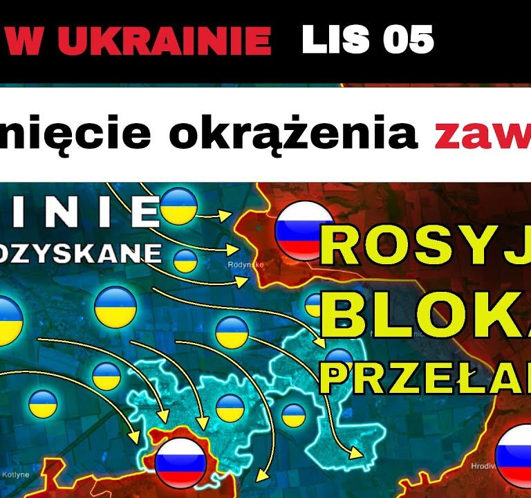 05 LIS: Ukraina przeprowadziłe operację odblokowującą i odzyskała linie zaopatrzenia Myrnohradu.