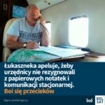 10 listopada białoruski dyktator podczas zebrania wezwał urzędników do „rozsądne...