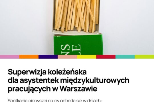 Czy są tu asystentki międzykulturowe pracujące w Warszawie?...