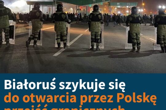 Dla kierowców planujących przekroczyć granicę z Polską przejściami Bobrowniki-Br...