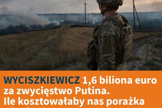 Dlaczego pomoc dla Kijowa to nie filantropia, lecz wynik kalkulacji ekonomicznej...