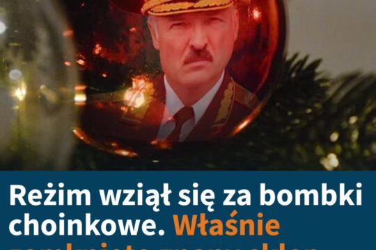 Do zamknięcia sklepu Kaladnaja Krama (biał. Sklep Bożonarodzeniowy) doprowadziła...