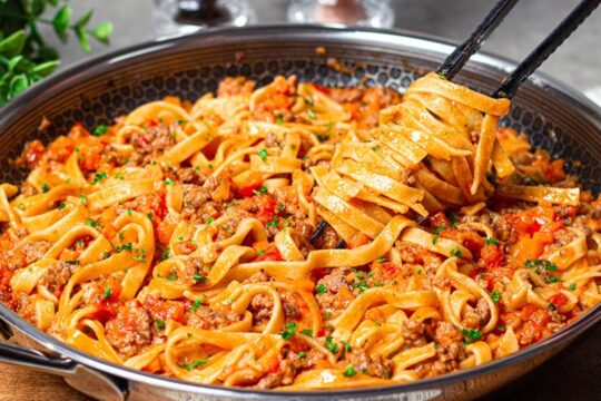 Dostałam ten przepis od ciotki we Włoszech – robimy go często i wciąż nie mamy dość❗Niesamowity makaron