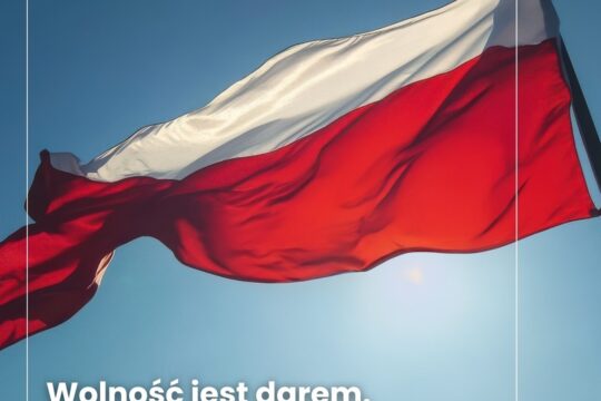 Dziś dziękujemy za dar wolności – owoc odwagi, poświęcenia i miłości do Ojczyzny...