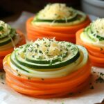 Gniazda ze słodkich ziemniaków i cukinii – zabawny i smaczny sposób na jedzenie większej ilości warzyw