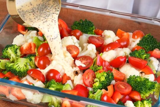 Gotuję według tego przepisu prawie w każdy weekend! Niesamowicie pyszny kalafior, brokuły i ziemniaki!