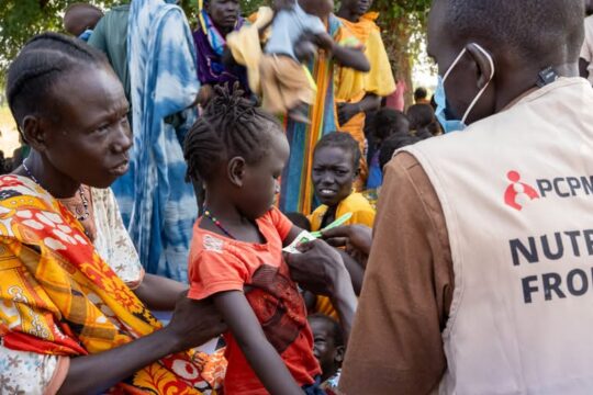 Humanitarian crisis at the South Sudanese border...