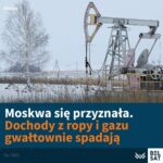 Kluczowe dochody Rosji z ropy naftowej i gazu spadły w październiku o 27 proc. w...