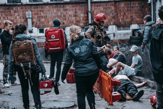 Medyczny Zespół Ratunkowy PCPM i Polskie Centrum Pomocy Międzynarodowej (PCPM) na Warsaw Medical Exp...