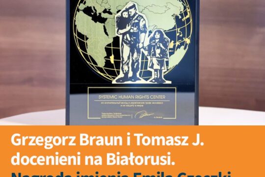 Nagrodę imienia polskiego dezertera otrzymał też m.in. rosyjski deputowany znany...