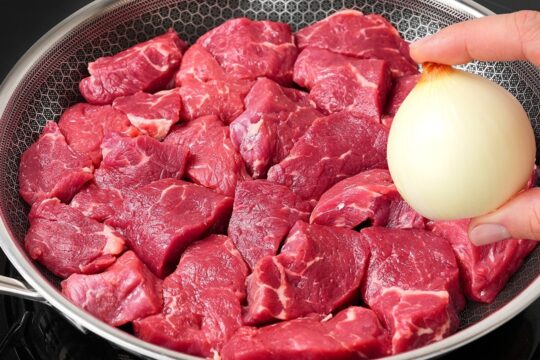 Najbardziej soczyste mięso! Sekret szybkiego przygotowania delikatnej wołowiny! Proste i łatwe!