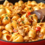 Nigdy nie jadłam tak kremowego i aromatycznego makaronu z kurczakiem!