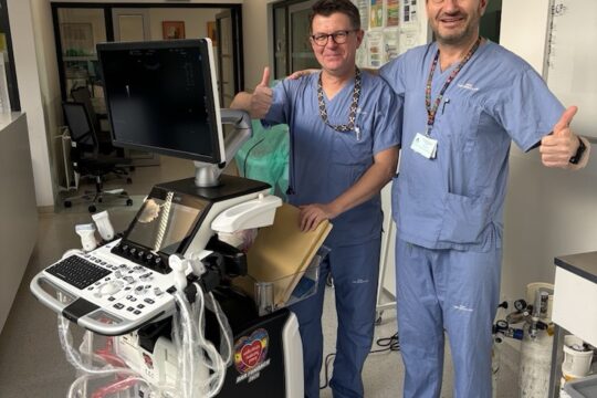 Od dziś nasz Nowy Kolega - wszystkomający aparat USG od Wielkiej Orkiestry Świąt...