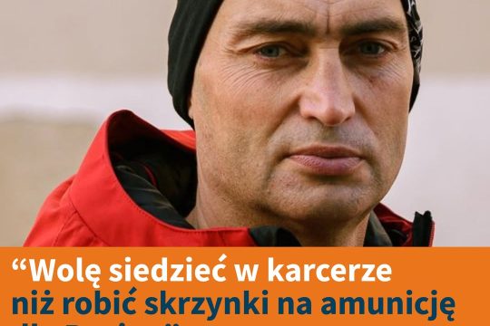 Operator Biełsatu Wiaczasłau Łazarau jest jednym z więźniów politycznych, któryc...