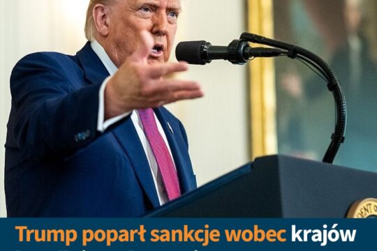 Podczas wczorajszej rozmowy z dziennikarzami przed swoim powrotem z Florydy do W...