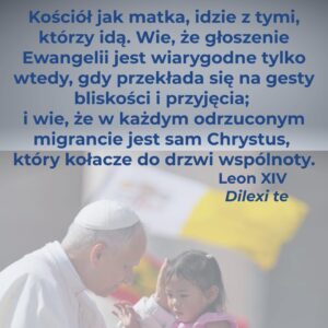 Słowa inspiracji od samego Papieża...