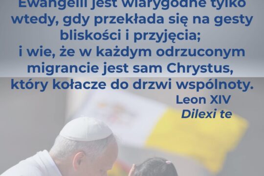 Słowa inspiracji od samego Papieża...