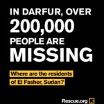 Świat nie może odwracać się od Darfuru....