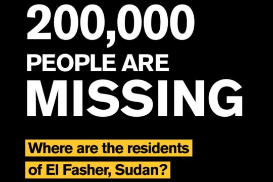 Świat nie może odwracać się od Darfuru....