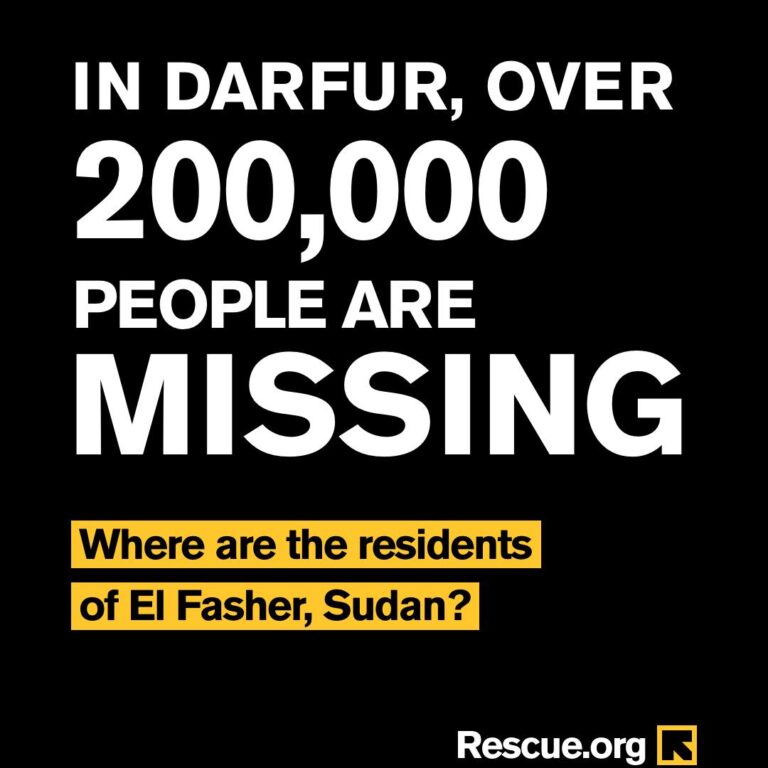 Świat nie może odwracać się od Darfuru....