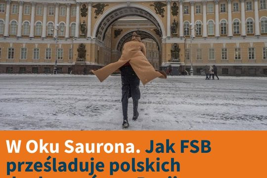 - Tak działają rosyjskie służby w Petersburgu. W informacji o napaści na naszego...