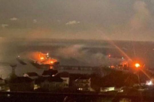 Udany atak Ukrainy na ważny rosyjski port