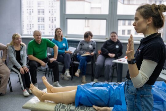 Za nami kolejny pracujący weekend w Kijowie. Przez dwa dni lekarze, felczerzy i pielęgniarki uczyli ...