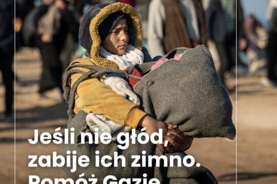 Zima zagraża życiu ponad 1,5 mln przesiedlonych Palestyńczyków - ludzi pozbawio...