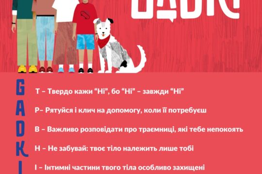 Якщо дитина може захистити власні кордони, це впливає на її безпеку!

І ви может...