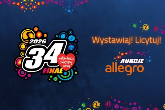 Aukcje Allegro dla WOŚP wystartowały 
Poczujcie rytm pomagania! 
Wystawiajcie! L...