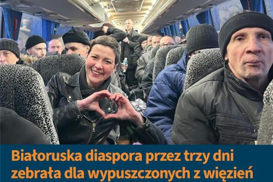 Białoruska diaspora zebrała dla byłych więźniów politycznych już prawie 250 tys....
