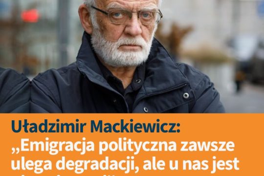Białoruski filozof i metodolog Uładzimir Mackiewicz wprost nazywa obecną władzę ...