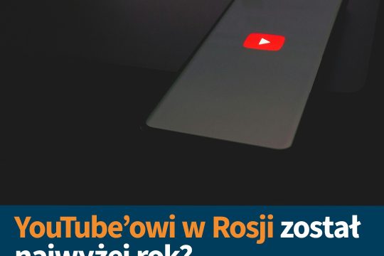 Do końca 2026 roku Rosjanie utracą dostęp do platformy - oświadczył w rozmowie z...