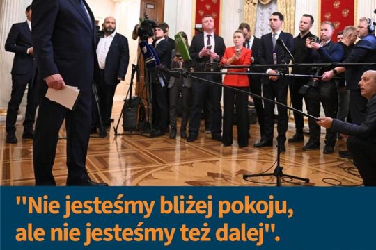 Doradca prezydenta Rosji Jurij Uszakow komentując spotkanie Putina ze Steve'em W...