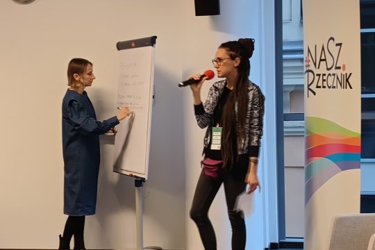 Grudniowy Zlot obrończyń i obrońców praw człowieka to też wspaniała okazja, żeby pokazać naruszenia ...