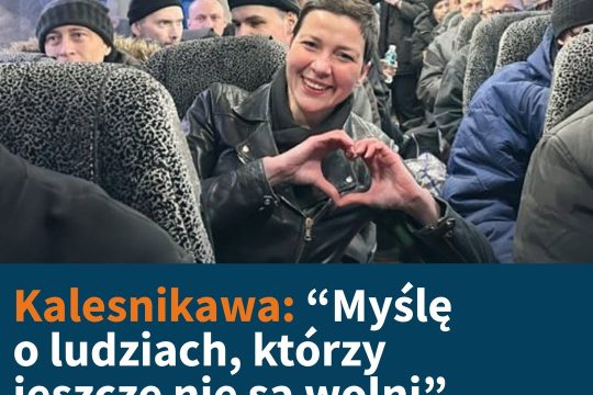 Maryja Kalesnikawa obok Swiatłany Cichanouskiej stała się jednym z symboli biało...