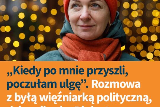 Nasza koleżanka Łarysa Szczyrakowa podkreśla, że nie żałuje swoich decyzji. Mimo...