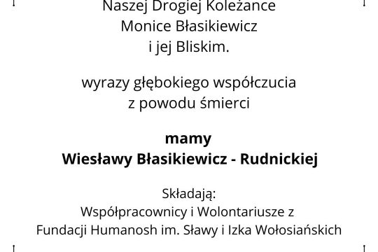 Naszej Drogiej Koleżance...