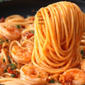 Nigdy nie jadłam czegoś tak pysznego! Makaron Krewetkowy