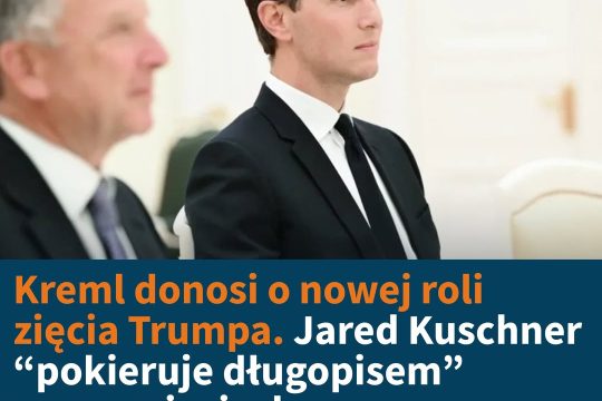 O nowej roli wysłannika Donalda Trumpa, który ma odpowiadać za zapisywanie zmian...