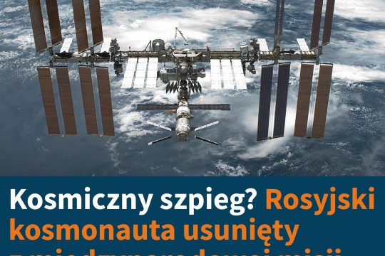 Oleg Artiemiew został usunięty z załogi planowanej misji na Międzynarodową Stacj...