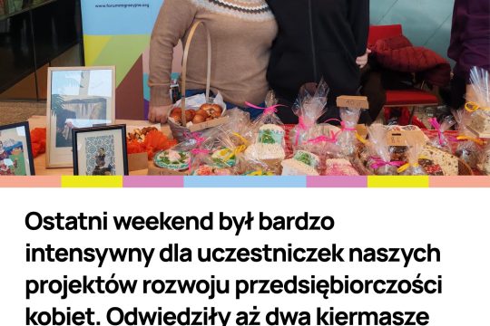 Ostatni weekend był bardzo intensywny dla uczestniczek naszych projektów rozwoju przedsiębiorczości kobiet. Sp...