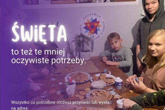 Przed świętami wszyscy myślą o prezentach. A my widzimy też inne potrzeby — te mniej oczywiste:...