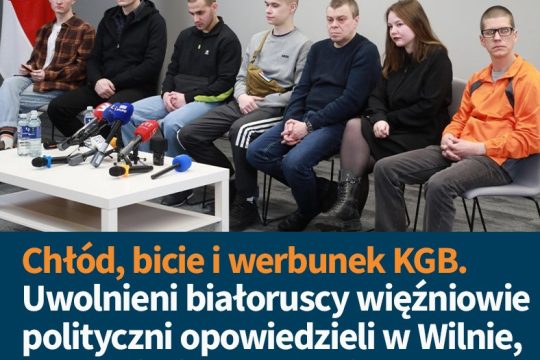 Wśród uwolnionych był również daleki krewny Swiatłany Cichanouskiej. Alaksiej Ka...
