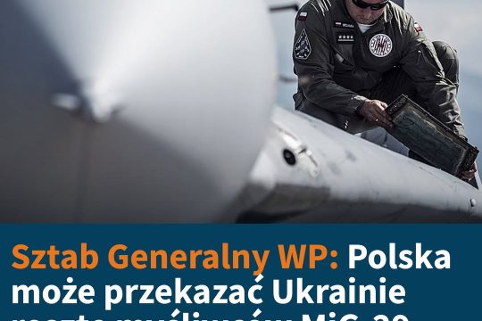 Wyeksploatowane samoloty Wojsko Polskie chce wymienić na ukraińskie technologie ...