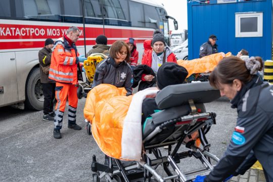 You can watch a short video on ITV News about what everyday work at MEDEVAC HUB Jasionka looks like....