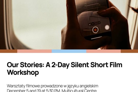 Zapraszamy na dwudniowe warsztaty filmowe i odkryj, jak opowiadać historię wyłącznie za pomocą obraz...